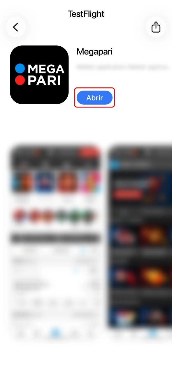 Configura la app MegaPari correctamente antes de acceder a tu cuenta.