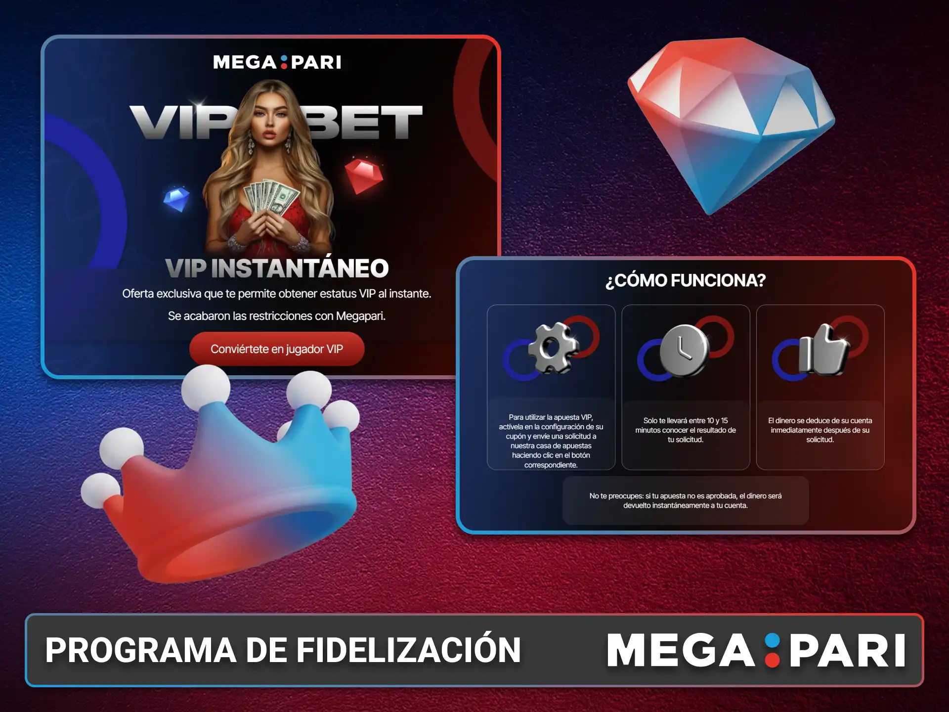 Descubre el programa de fidelización de MegaPari con ventajas exclusivas.
